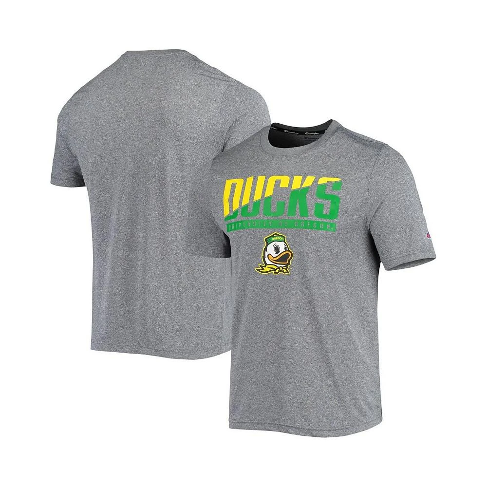 商品CHAMPION|Men's Gray Oregon Ducks Wordmark Slash T-shirt,价格¥180,第1张图片