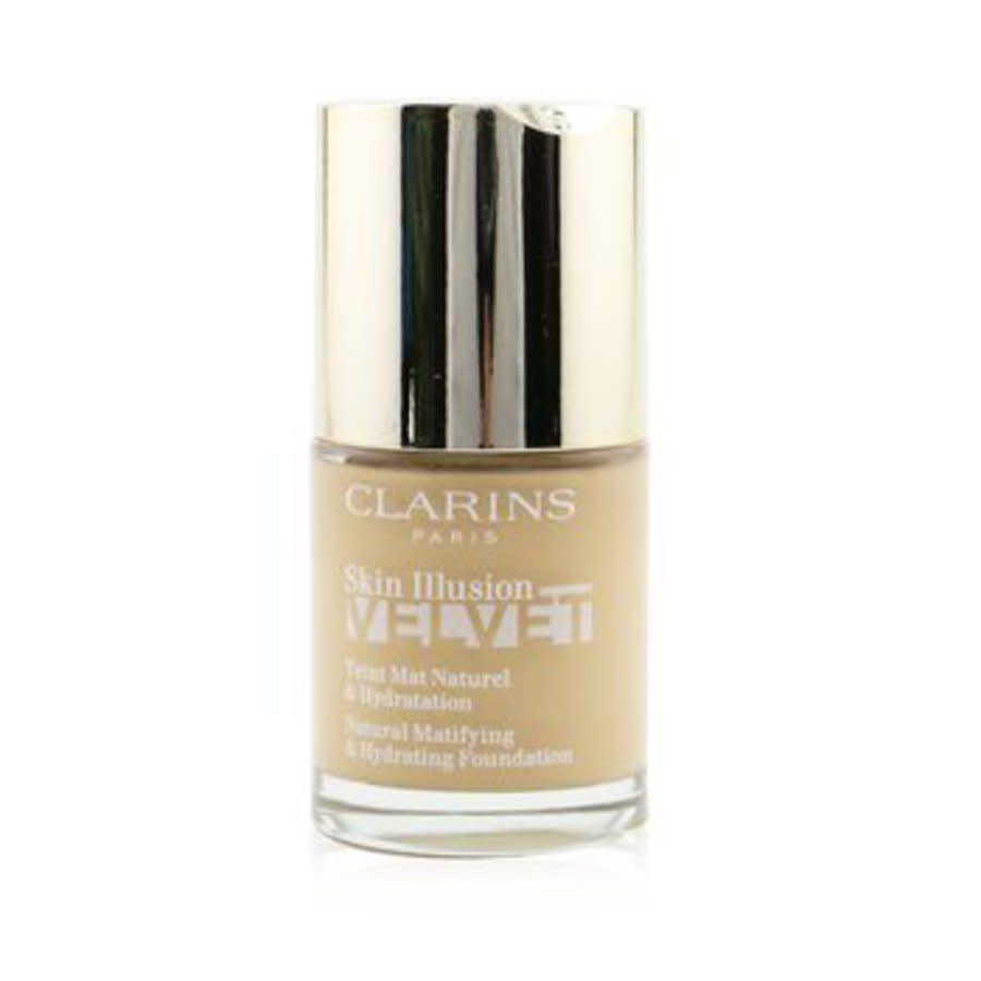商品Clarins|Ladies Skin Illusion Velvet Natural Matifying & Hydrating Foundation 1 oz # 112C Amber Makeup 3380810482485,价格¥353,第1张图片