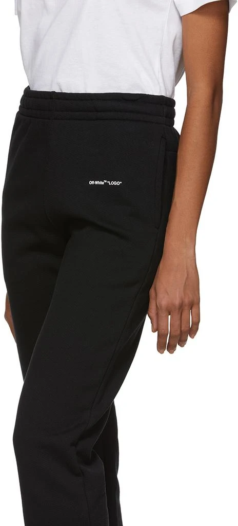 商品Off-White|Black Logo Lounge Pants,价格¥1028,第4张图片详细描述