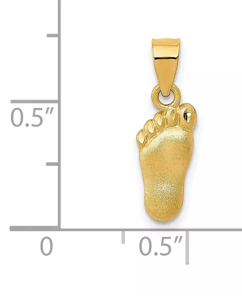 商品Macy's|Baby Foot Charm Pendant in 14k Yellow Gold,价格¥2804,第3张图片详细描述