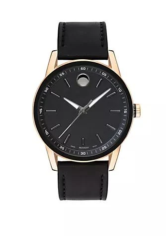 商品Movado|Rose Gold Pvd Finished Stainless Steel Watch,价格¥5966,第1张图片