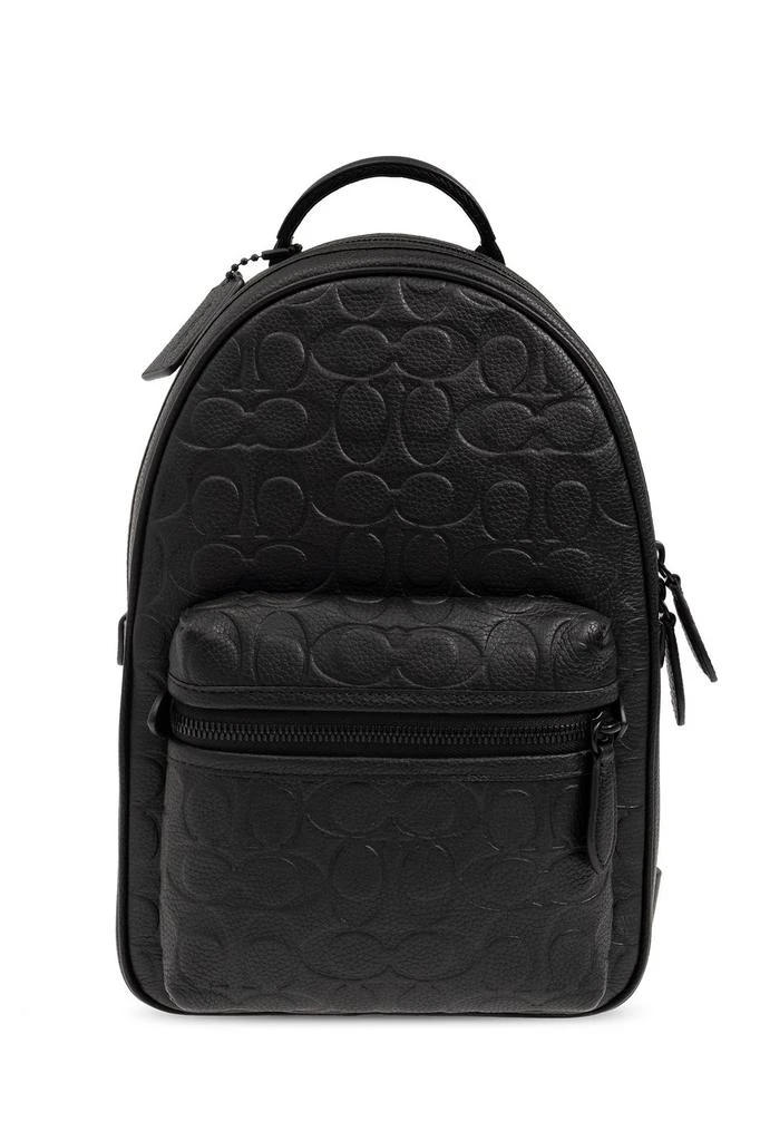 商品Coach|Coach Logo Embossed Zipped Backpack,价格¥2642,第1张图片