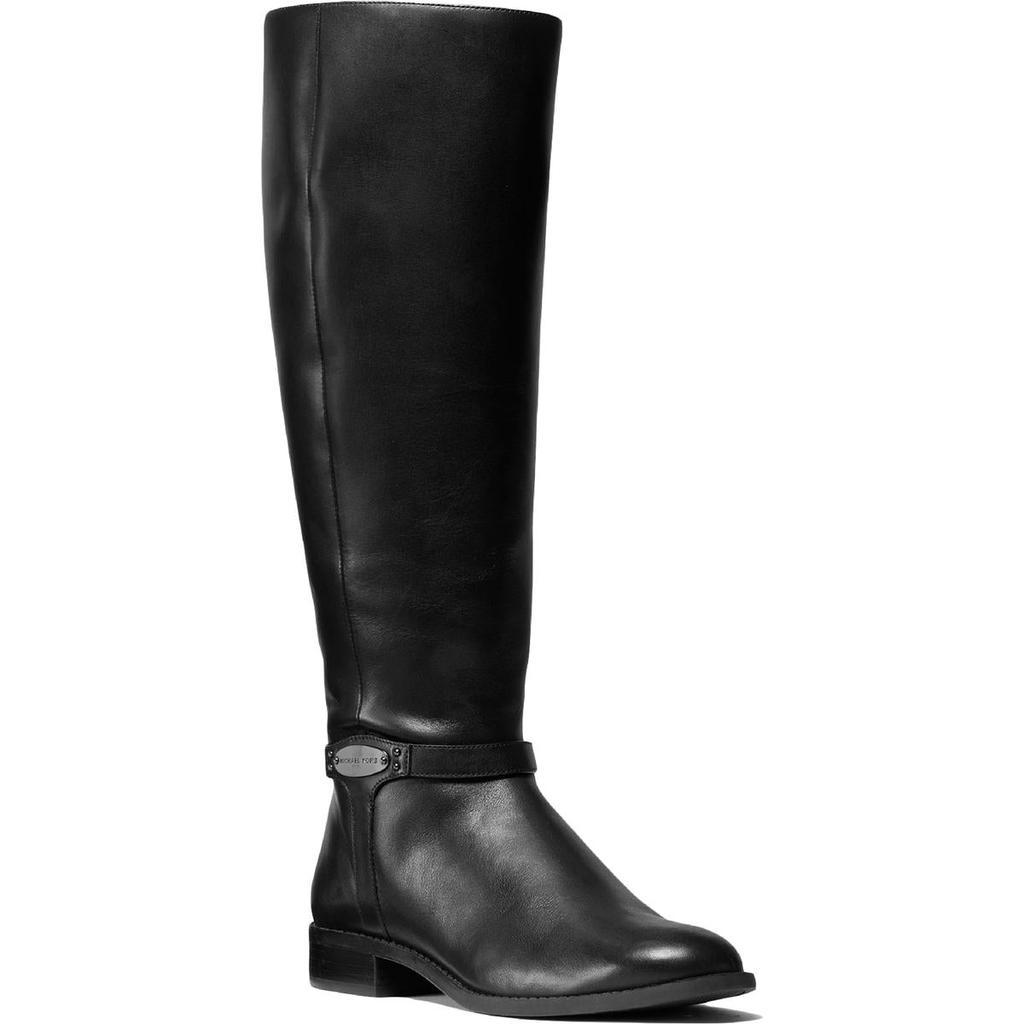 商品Michael Kors|MICHAEL Michael Kors Womens Finley Leather Riding Knee-High Boots,价格¥966,第1张图片