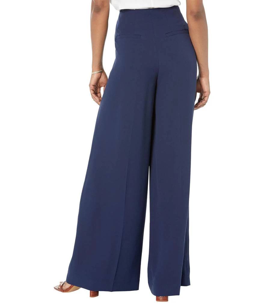 商品Ralph Lauren|Pleated Georgette Belted Wide-Leg Pants,价格¥1458,第2张图片详细描述