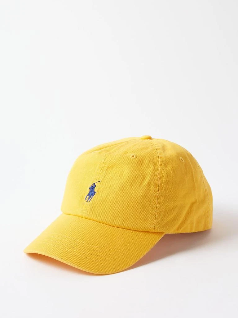 商品Ralph Lauren|Logo-embroidered cotton twill baseball cap,价格¥325,第1张图片