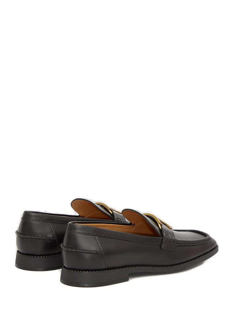 商品Tod's|Tod's Logo-Plaque Slip-On Loafers,价格¥2866,第3张图片详细描述