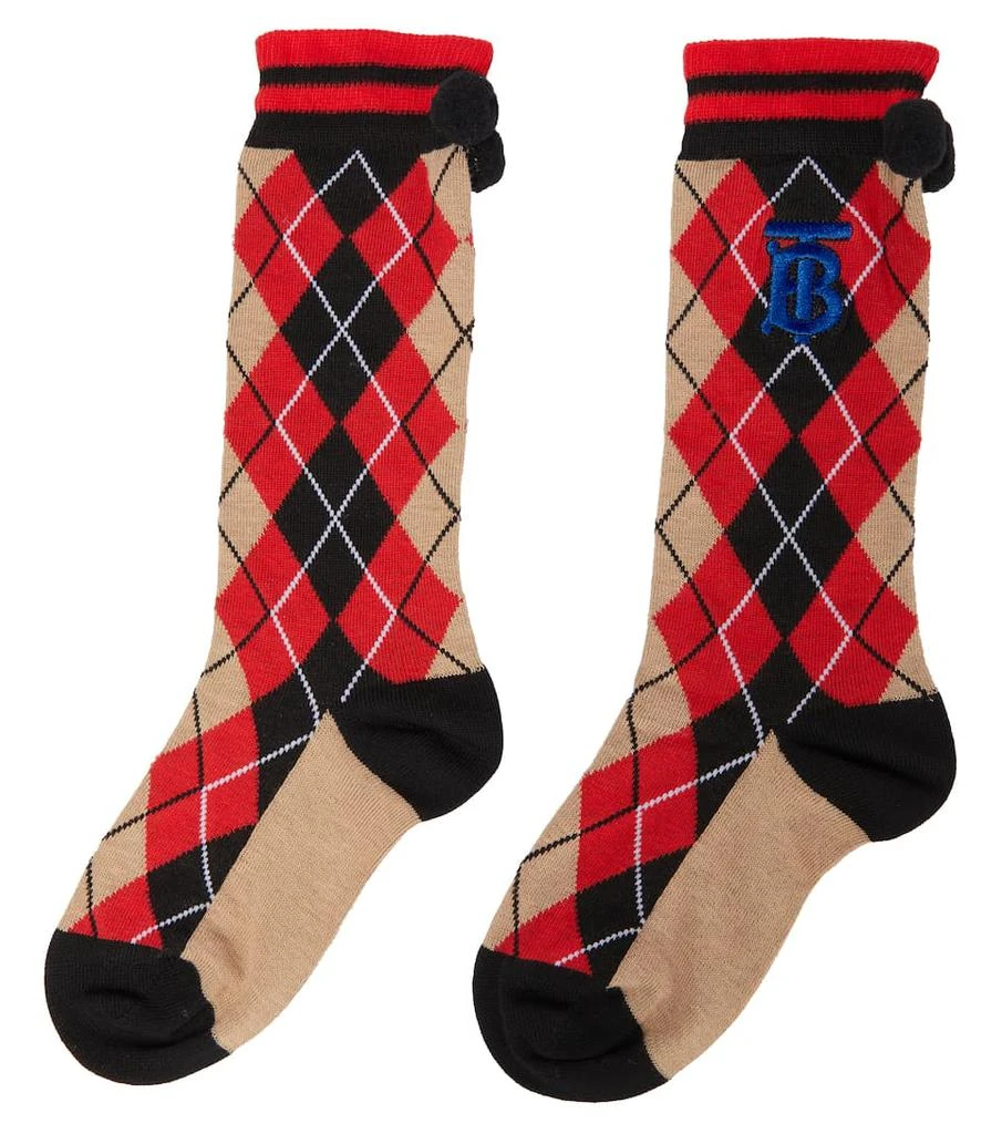 商品Burberry|Argyle-knit socks,价格¥353,第3张图片详细描述