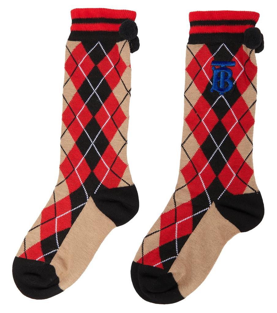 商品Burberry|Argyle-knit socks,价格¥437,第5张图片详细描述