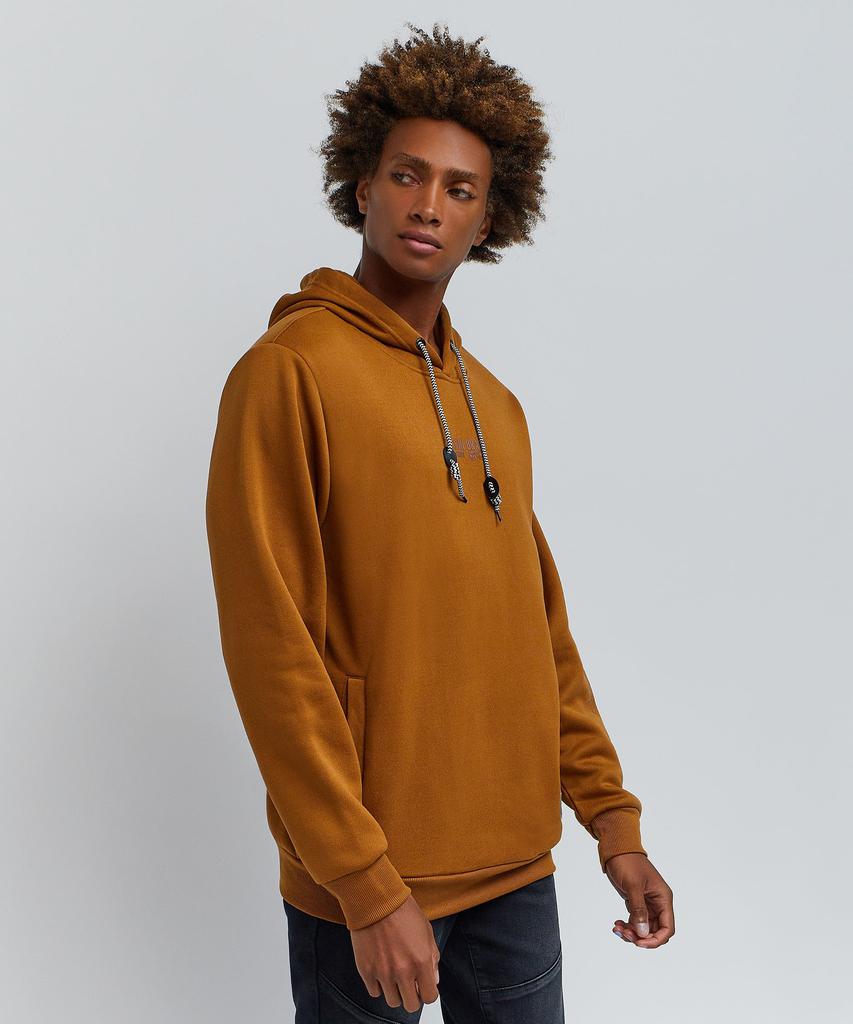 Basic Sterling Logo Sleeve Print Hoodie - Copper商品第7张图片规格展示