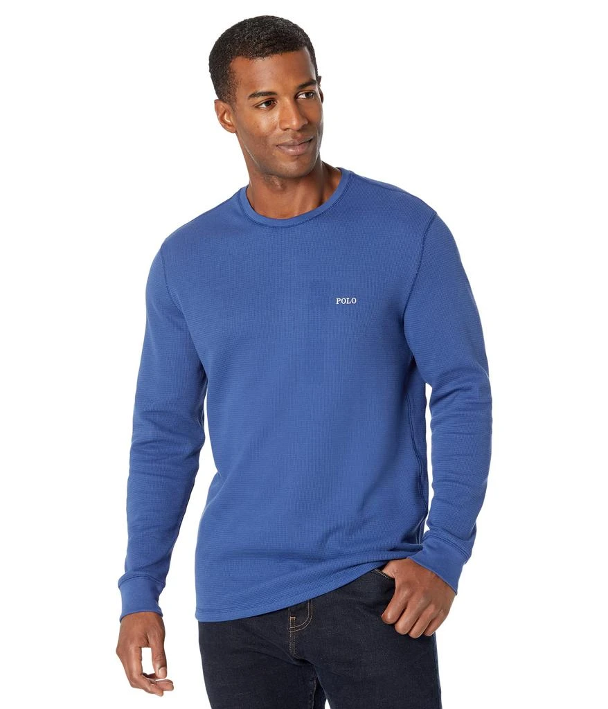 商品Ralph Lauren|Waffle Long Sleeve Crew,价格¥257,第1张图片