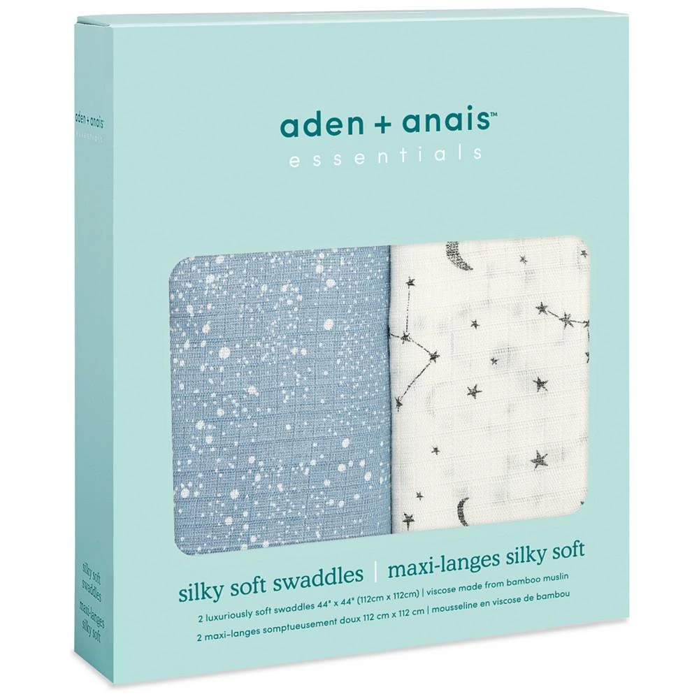 商品aden + anais|Baby Boys or Baby Girls Silky Soft Swaddles, Pack of 2,价格¥198,第3张图片详细描述