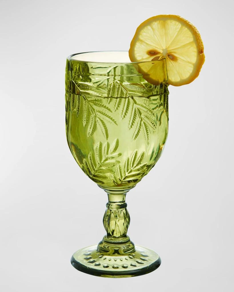商品Fitz and Floyd|Villa Palm Wine Goblet Glasses Green - Set of 4,价格¥449,第2张图片详细描述