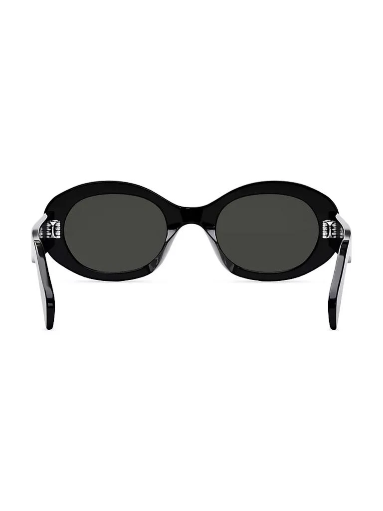 商品Celine|52MM Triomphe Oval Sunglasses,价格¥3830,第5张图片详细描述