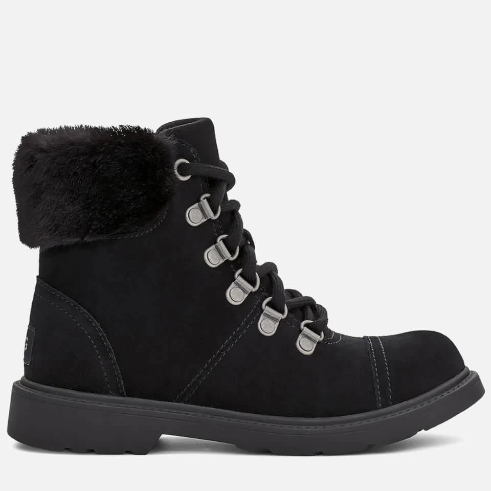 商品UGG|UGG KIDS' AZELL HIKER ALL WEATHER BOOTS - BLACK,价格¥486,第1张图片