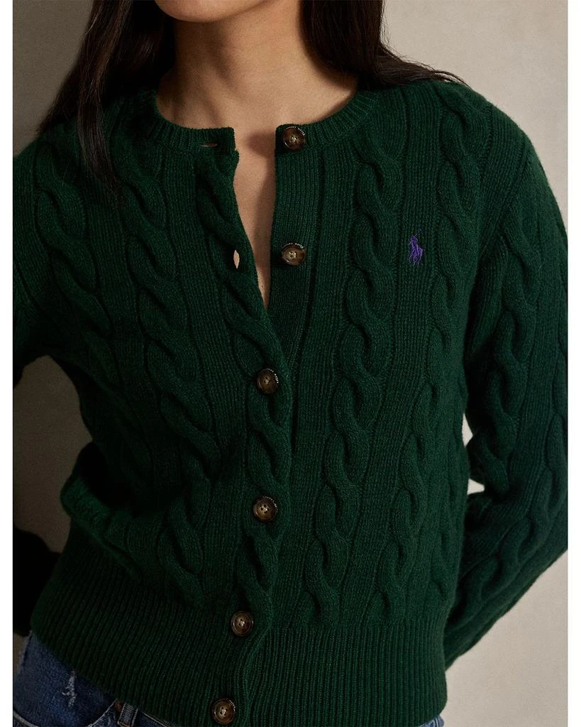 Cable Knit Wool Cashmere Cardigan 商品