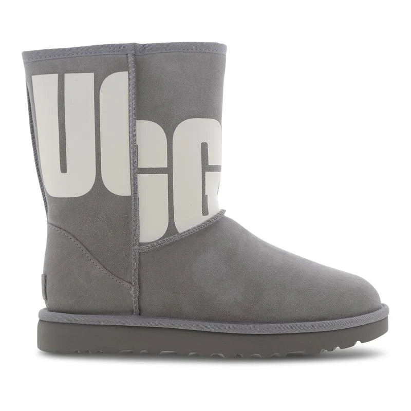 商品UGG|UGG Classic Short Broken Logo - Women Shoes,价格¥1395,第1张图片详细描述
