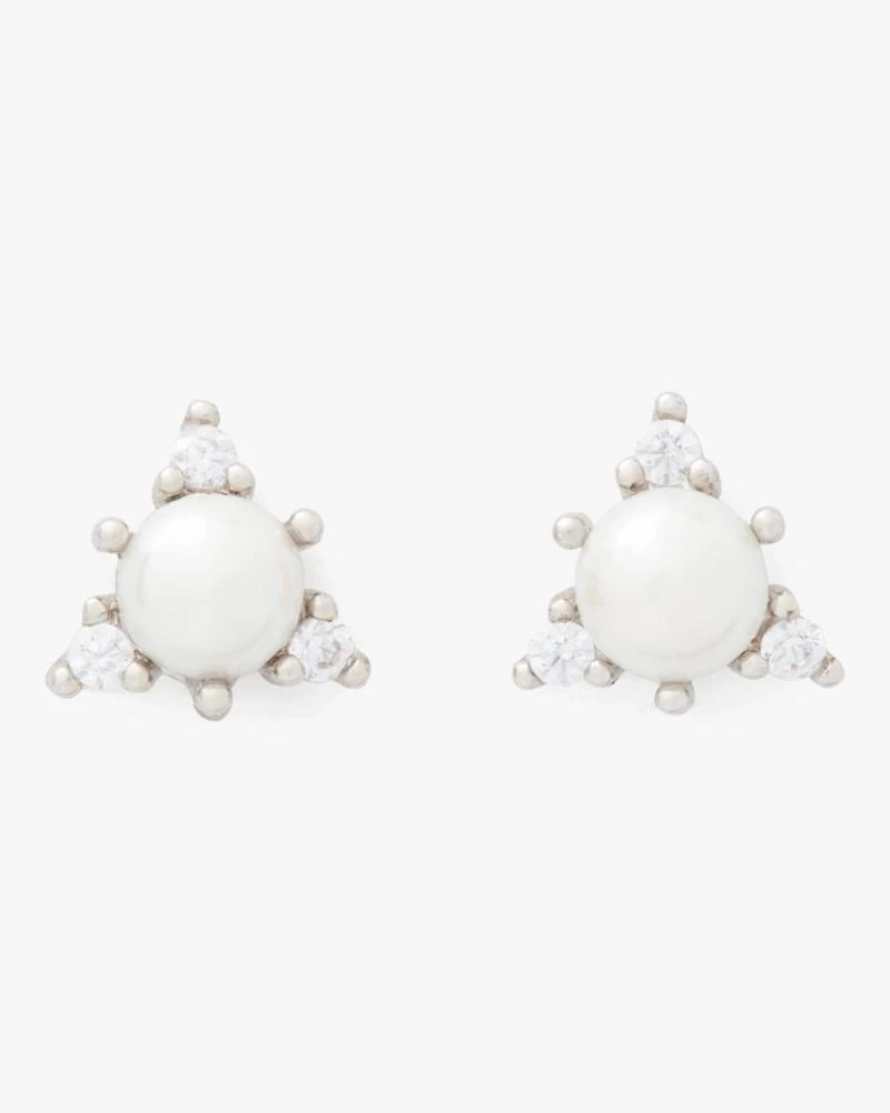 商品Kate Spade|You're A Gem Triangle Studs,价格¥118,第1张图片