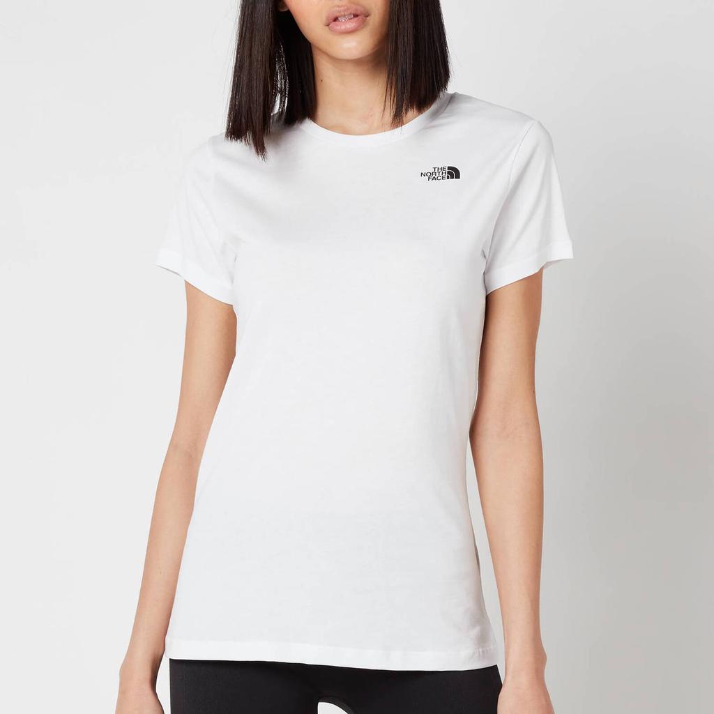 The North Face Women's Simple Dome Short Sleeve T-Shirt - TNF White商品第1张图片规格展示