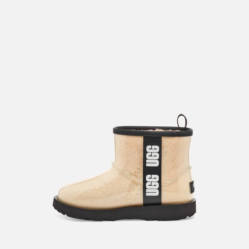 商品UGG|UGG KIDS' CLASSIC II MINI WATERPROOF CLEAR RUBBER AND FAUX SHEARLING BOOTS,价格¥1018,第3张图片详细描述