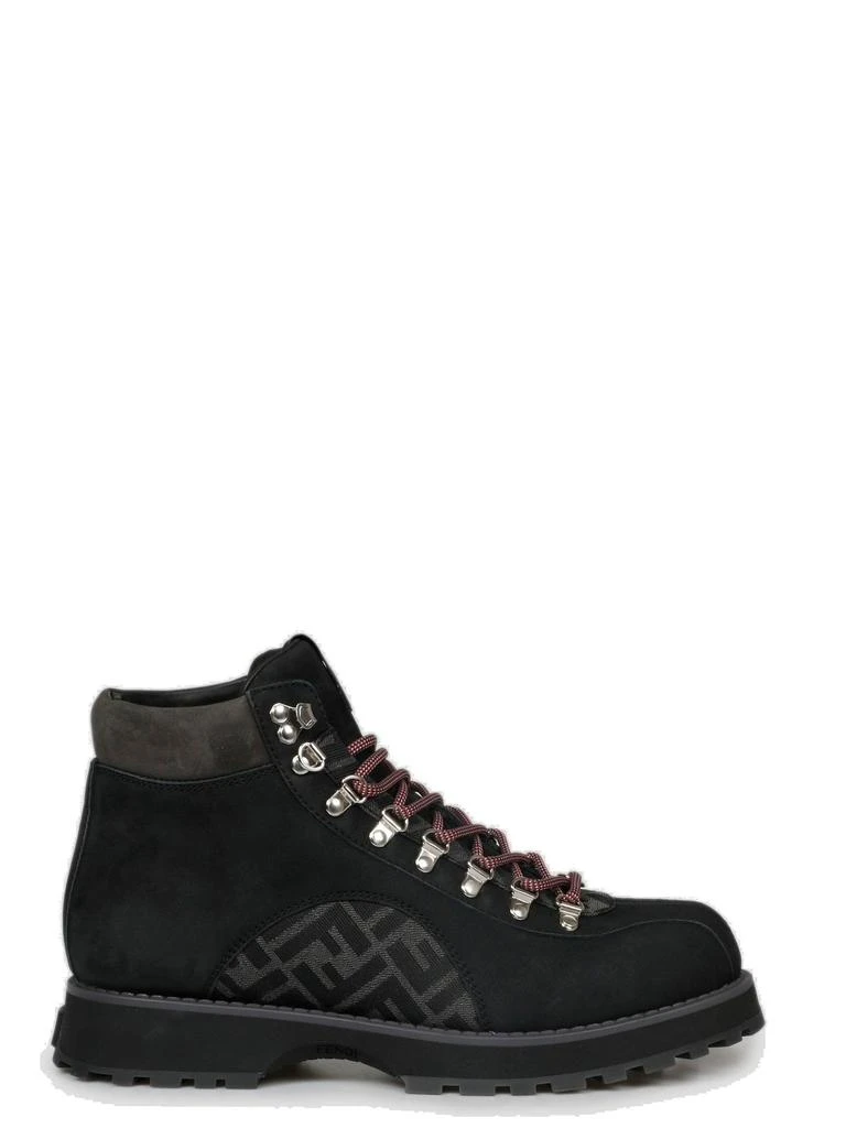 商品Fendi|Fendi Monogram Detailed Lace-Up Ankle Boots,价格¥3863,第1张图片