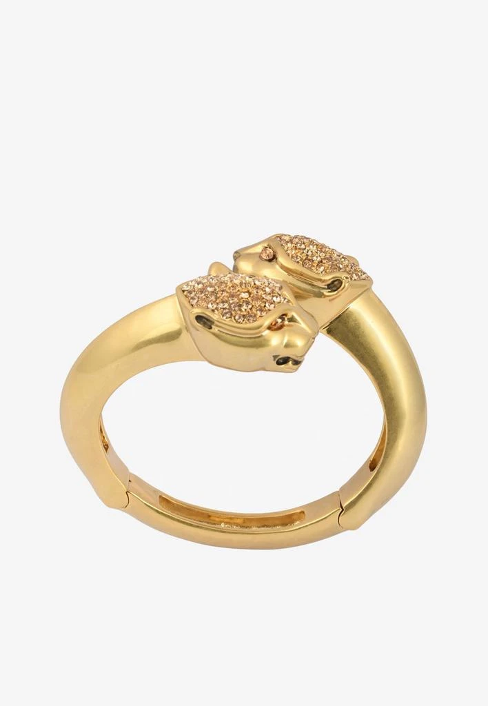 商品Roberto Cavalli|Crystal Paved Panther Head Bracelet,价格¥3984,第1张图片