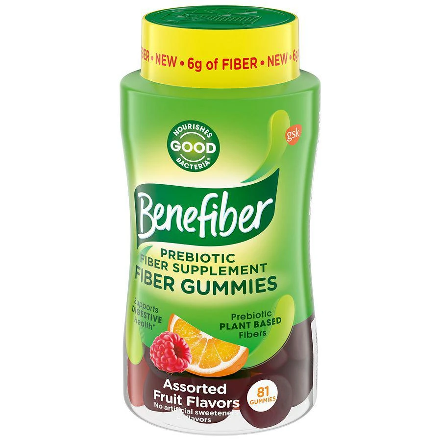 商品Benefiber|Prebiotic Fiber Gummies Assorted Fruit,价格¥179,第5张图片详细描述