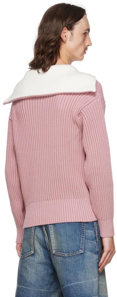 商品AMI|Pink Organic Cotton Sweater,价格¥3651,第5张图片详细描述