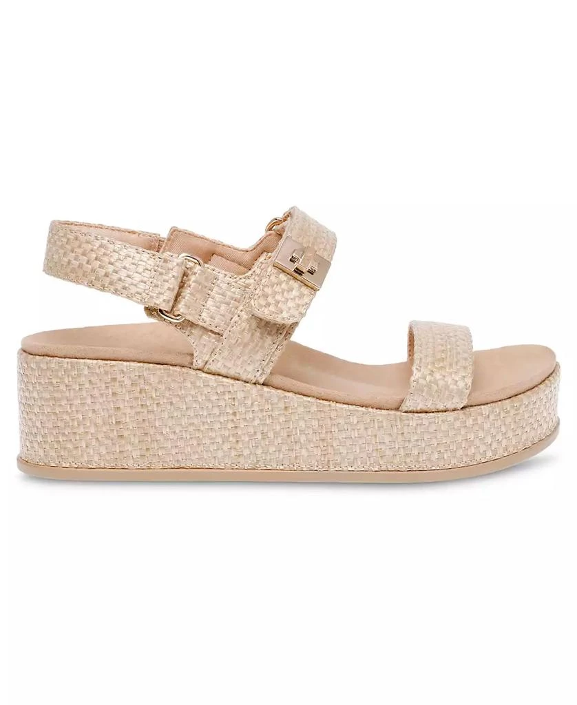 商品Anne Klein|Women's Verse Double Strap Platform Wedge Sandals,价格¥354,第2张图片详细描述