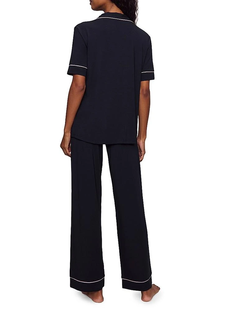 商品Eberjey|Gisele Short-Sleeve Top & Pants Pajama Set,价格¥1166,第4张图片详细描述