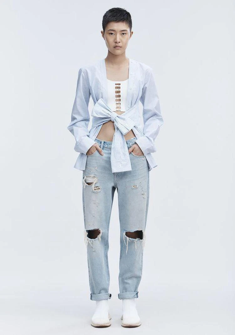 商品Alexander Wang|TIE FRONT SHIRT,价格¥1130,第1张图片