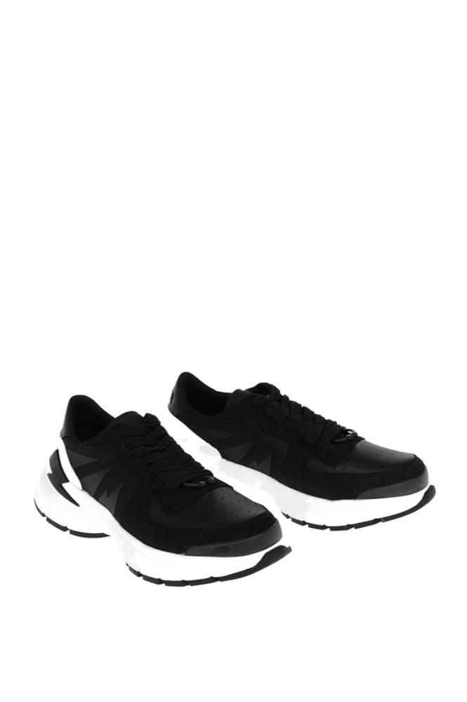 Neil Barrett Mens Black Sneakers商品第1张图片规格展示