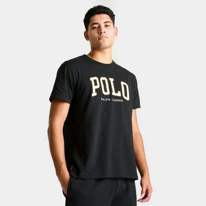 商品Ralph Lauren|Men's Polo Ralph Lauren Varsity Logo Jersey T-Shirt,价格¥372,第1张图片