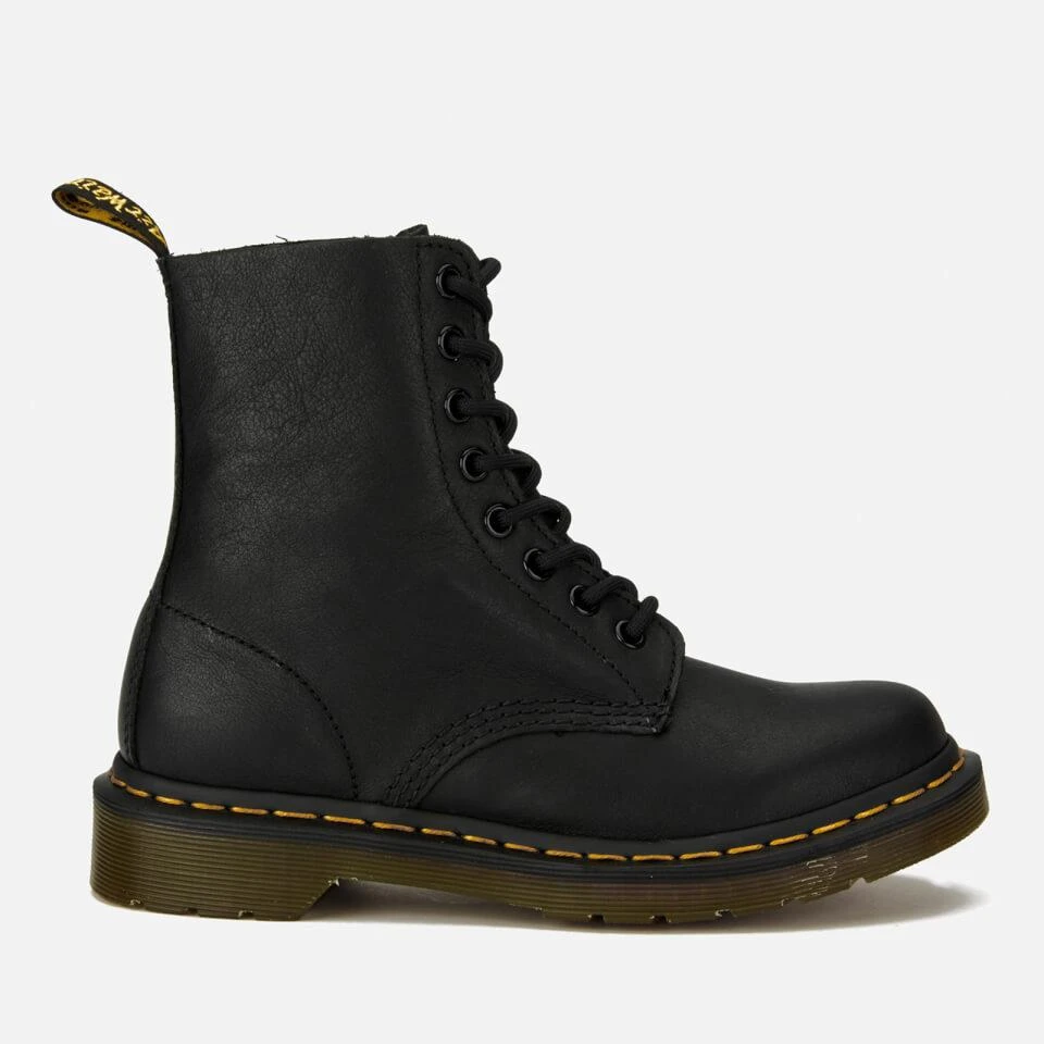 商品Dr. Martens|Dr. Martens 女式 1460 Pascal Virginia 皮革黑色 8 孔靴 ,价格¥1662,第1张图片