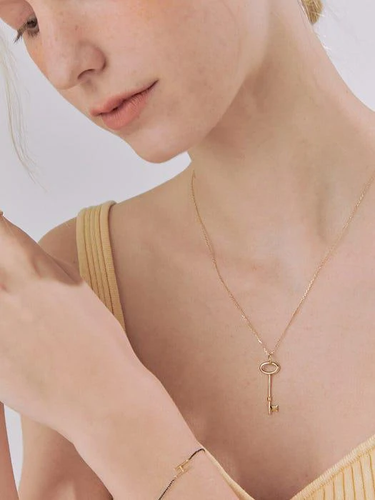 商品DONA & D.|Witch Key Pendant - 3 Colors (10K / 14K / 18K),价格¥778,第1张图片