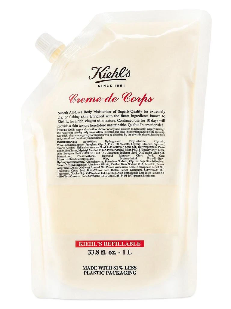 商品Kiehl's|Creme de Corps Body Lotion Refillable Pouch,价格¥690,第1张图片