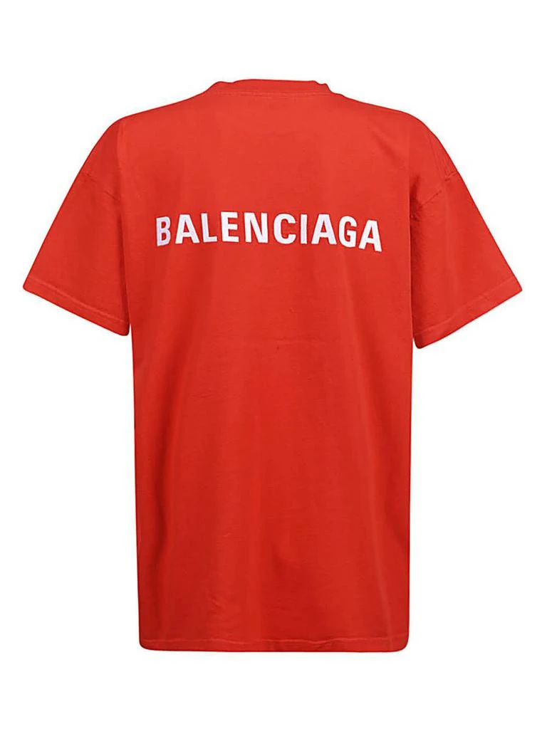 商品Balenciaga|BALENCIAGA Logo organic cotton t-shirt,价格¥2533,第2张图片详细描述