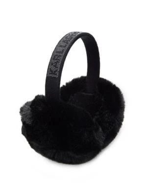 商品Karl Lagerfeld Paris|​Sparkle Faux Fur Earmuffs,价格¥199,第1张图片