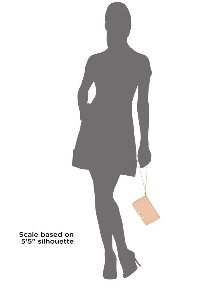 商品Zac Posen|Eartha Leather Relaxed Wristlet,价格¥857,第3张图片详细描述