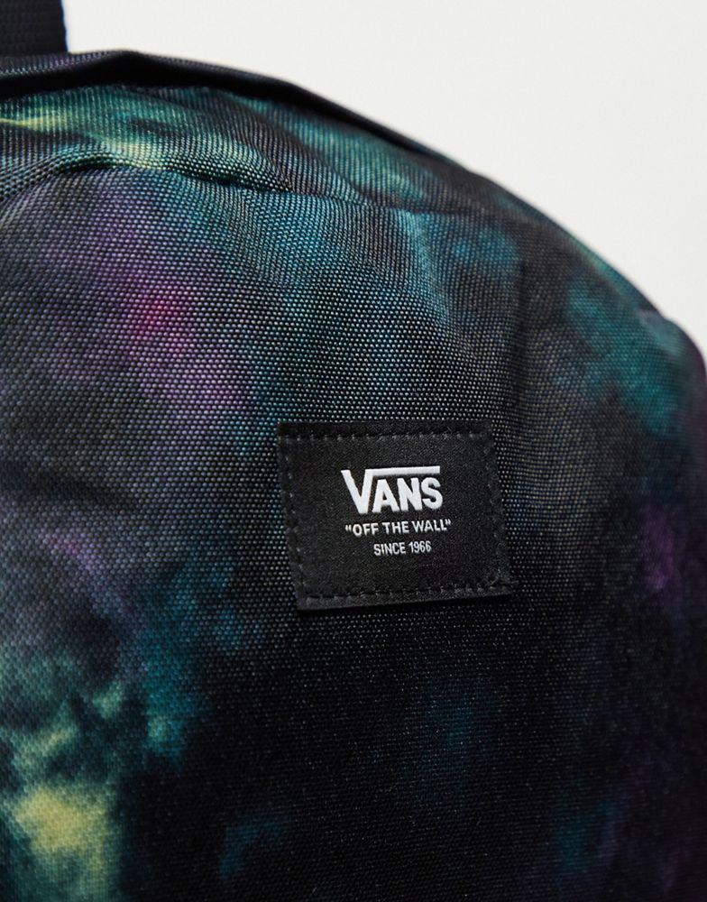 Vans old skool backpack in black tie dye商品第4张图片规格展示