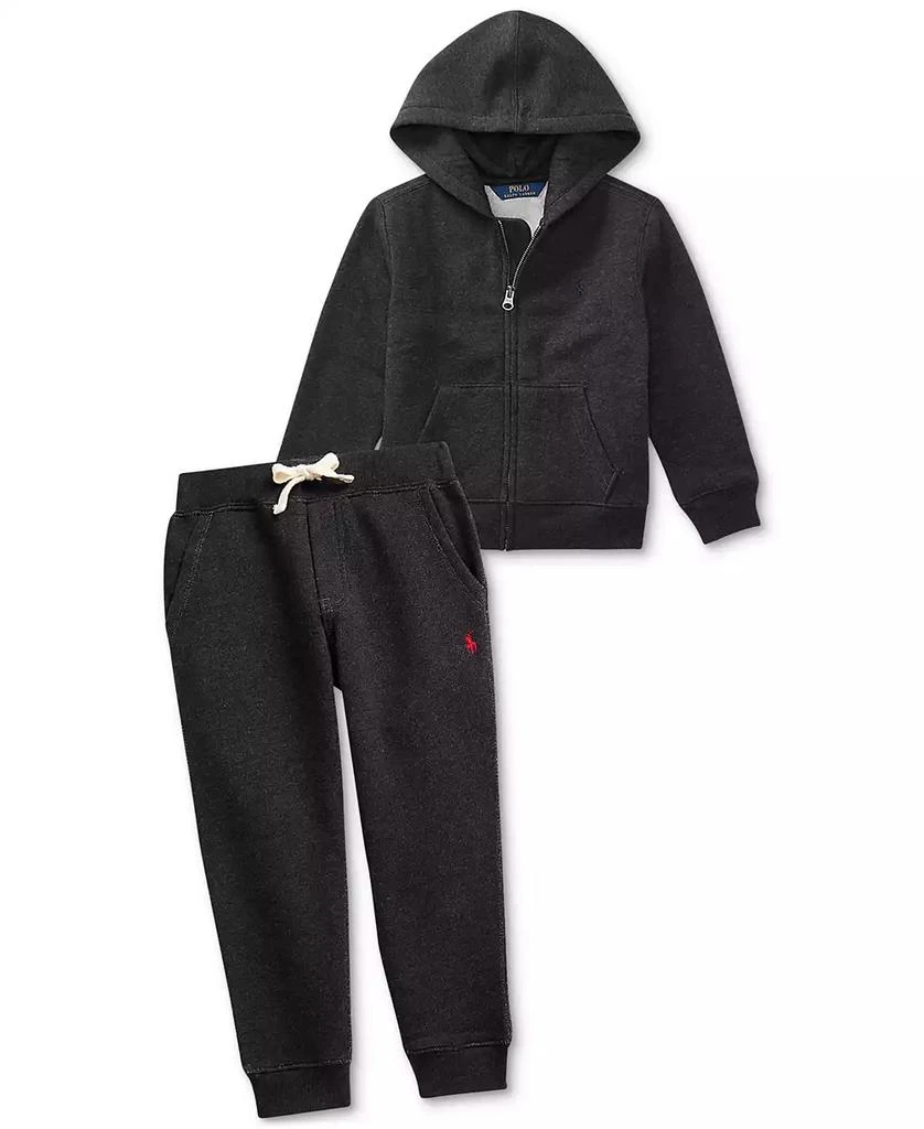 商品Ralph Lauren|Toddler and Little Boys Cotton Fleece Jogger,价格¥283,第3张图片详细描述