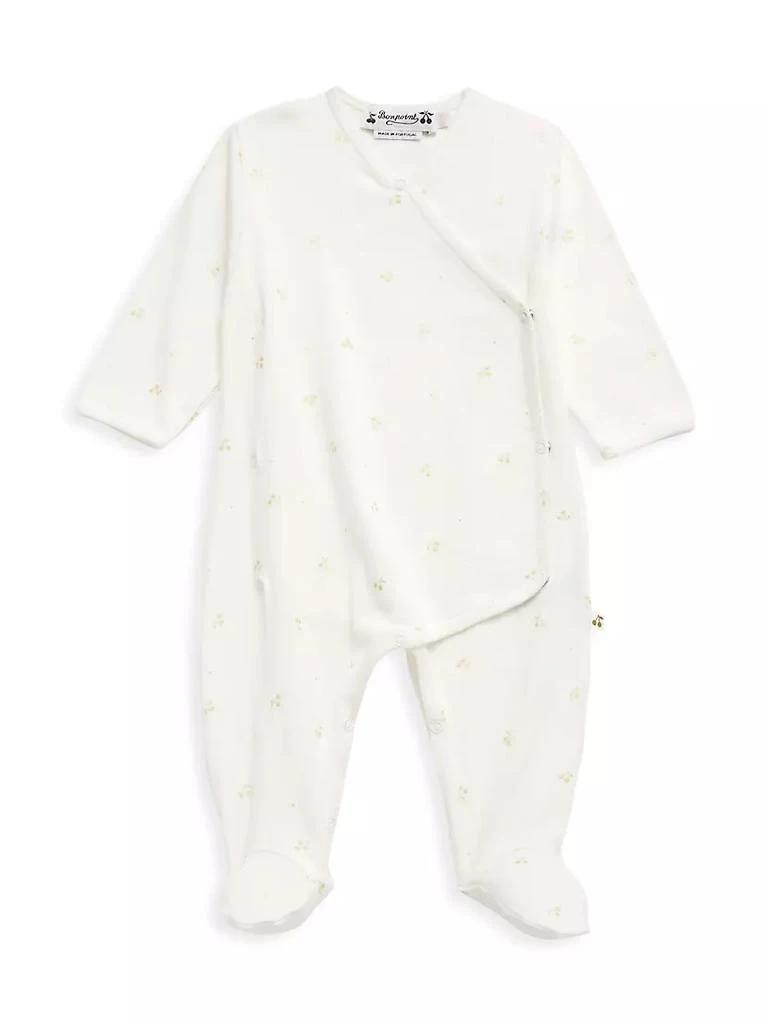 商品Bonpoint|Baby's Cotton Long-Sleeve Wrap Footie,价格¥1305,第1张图片