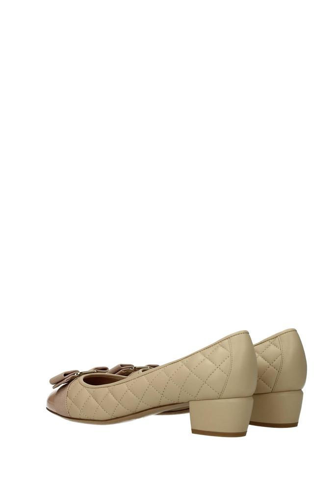 Pumps vara q Leather Beige Cookie商品第4张图片规格展示