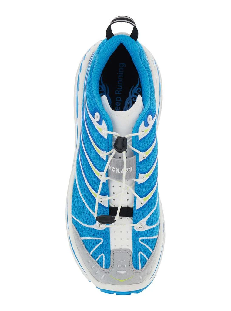 商品Hoka One One|stinson Evo Og Blue Sneakers With Insert Design And Drawstring Closure In Synthetic Fiber Unisex,价格¥1903,第4张图片详细描述