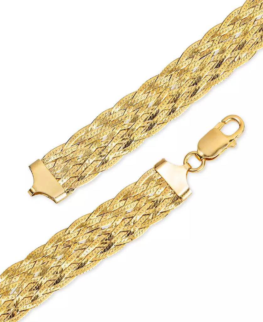 商品Giani Bernini|Braided Chain 18" Statement Necklace in 18k Gold-Plated Sterling Silver, Created for Macy's,价格¥3053,第3张图片详细描述