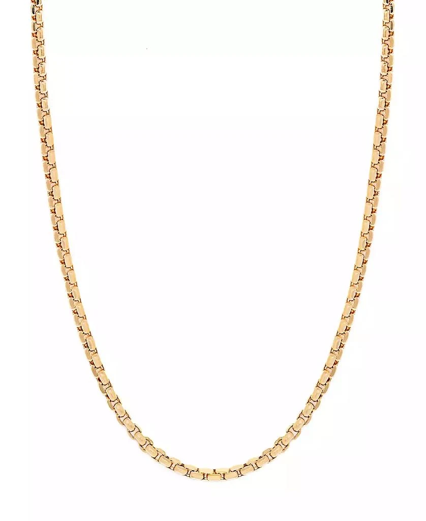 商品Italian Gold|22" Round Box Link Chain Necklace (1-1/2mm) in 14k Gold,价格¥13408,第1张图片详细描述