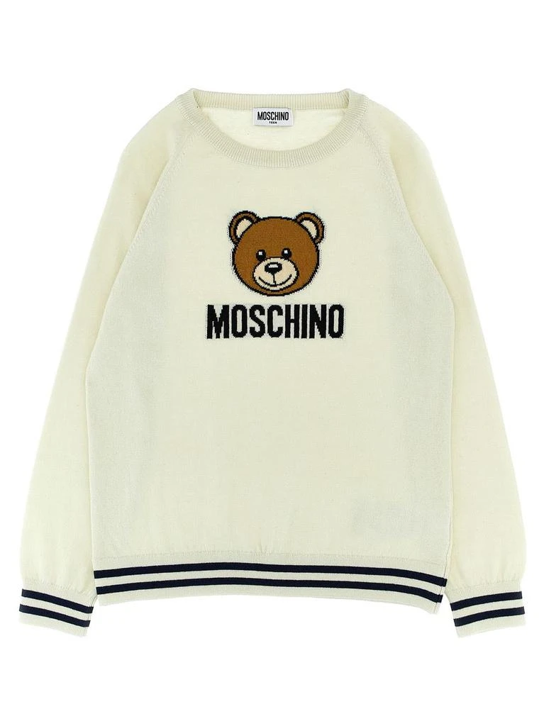 商品Moschino|Moschino Kids Logo Intarsia Sweater,价格¥1449,第1张图片