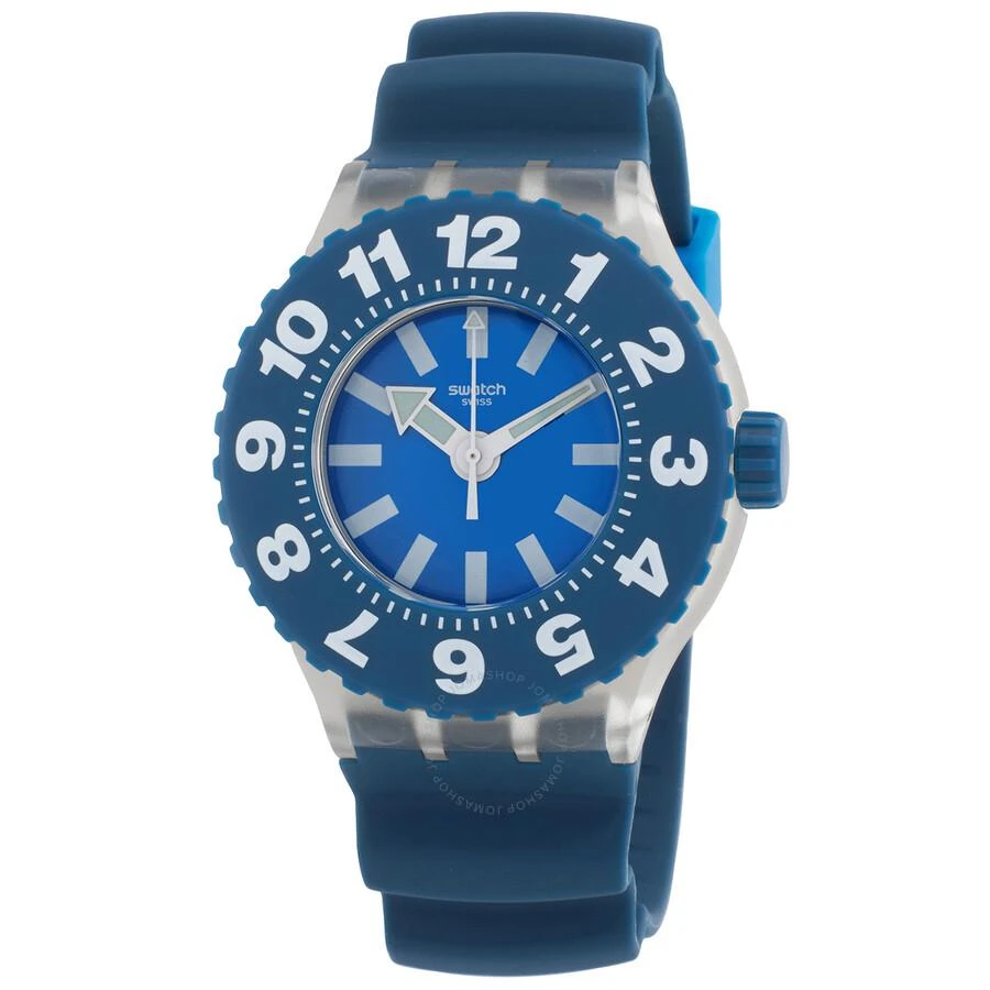 商品Swatch|Swatch Die Blaue Quartz Blue Dial Unisex Watch SUUK112,价格¥521,第1张图片