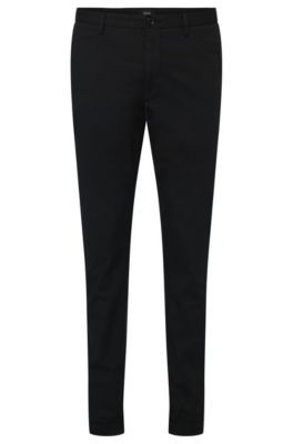 商品Hugo Boss|HUGO BOSS 男士黑色休闲裤 KITO-W-50308607-001,价格¥768,第1张图片