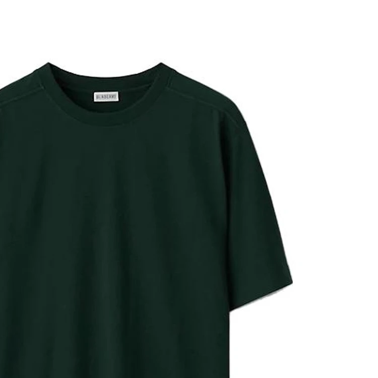商品[国内直发] Burberry|博柏利 纯色休闲圆领短袖T恤 男款 绿色,价格¥1424,第4张图片详细描述