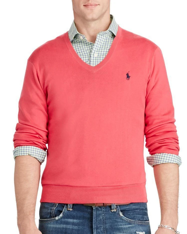 商品Ralph Lauren|Pima Cotton Slim Fit Sweater,价格¥442,第1张图片